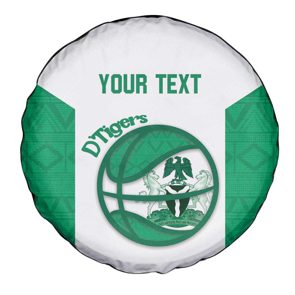 Nigeria Basketball Custom Spare Tire Cover Come On Tigers - Wonder Print Shop