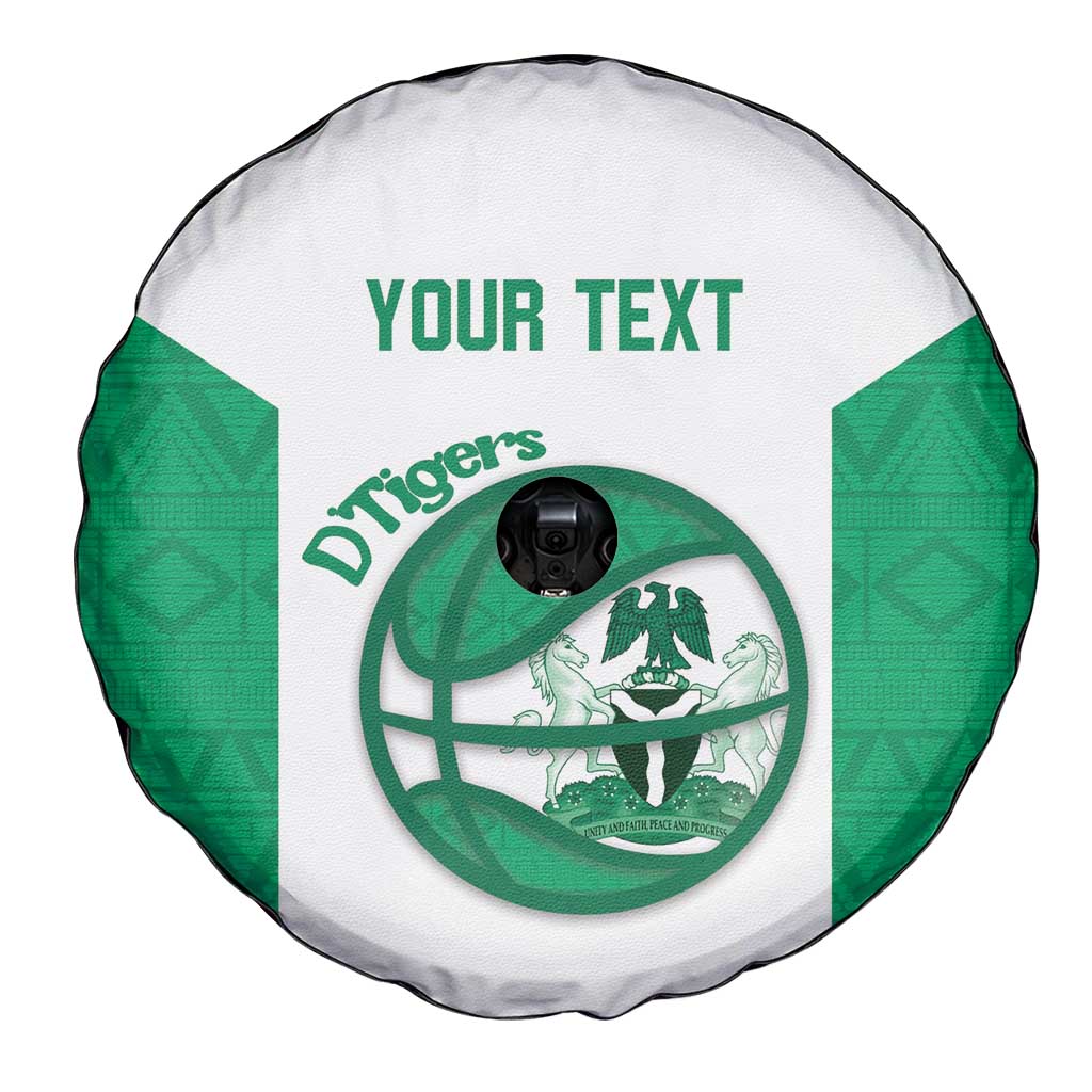 Nigeria Basketball Custom Spare Tire Cover Come On Tigers - Wonder Print Shop