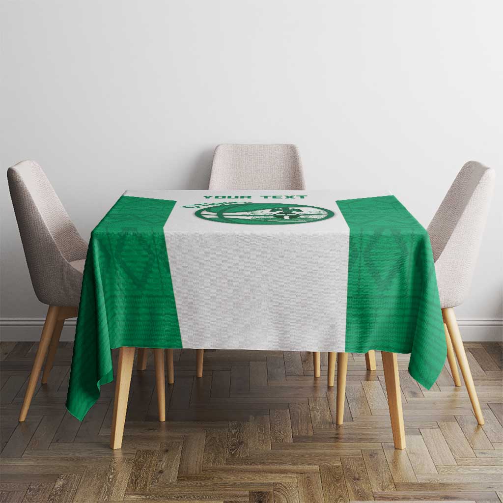 Nigeria Basketball Custom Tablecloth Come On Tigers - Wonder Print Shop