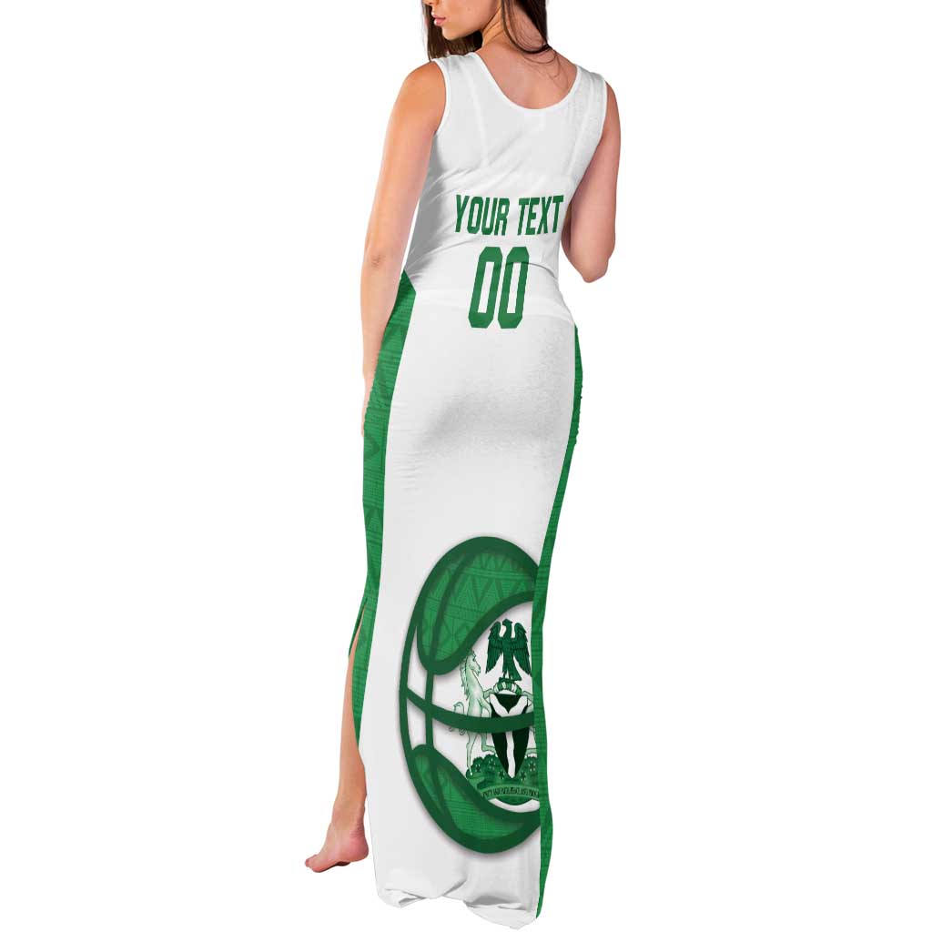Nigeria Basketball Custom Tank Maxi Dress Come On Tigers - Wonder Print Shop