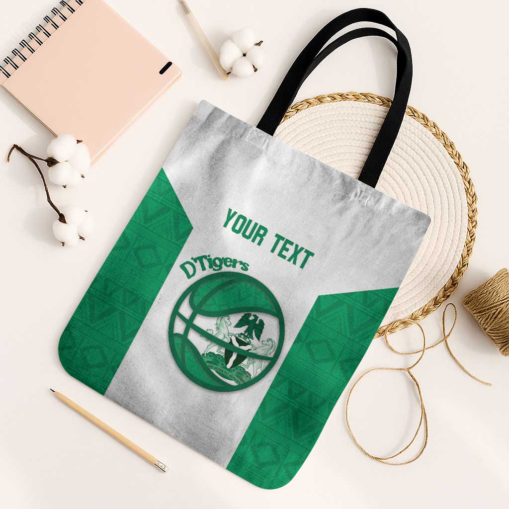 Nigeria Basketball Custom Tote Bag Come On Tigers - Wonder Print Shop