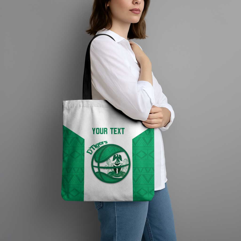 Nigeria Basketball Custom Tote Bag Come On Tigers - Wonder Print Shop