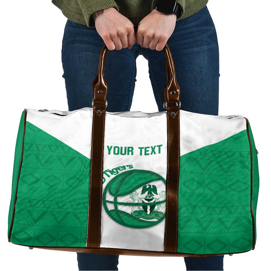 Nigeria Basketball Custom Travel Bag Come On Tigers - Wonder Print Shop