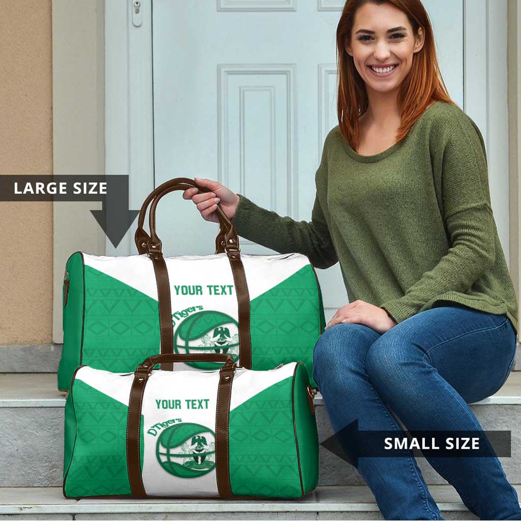 Nigeria Basketball Custom Travel Bag Come On Tigers - Wonder Print Shop