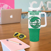 Nigeria Basketball Custom Tumbler With Handle Come On Tigers - Wonder Print Shop