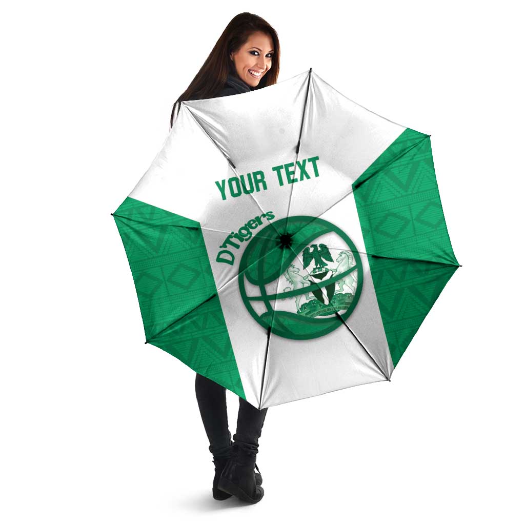 Nigeria Basketball Custom Umbrella Come On Tigers - Wonder Print Shop