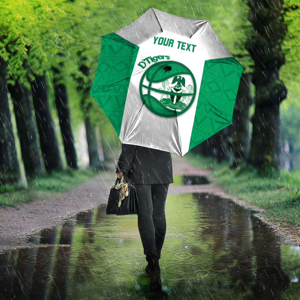 Nigeria Basketball Custom Umbrella Come On Tigers - Wonder Print Shop