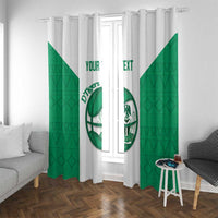 Nigeria Basketball Custom Window Curtain Come On Tigers - Wonder Print Shop