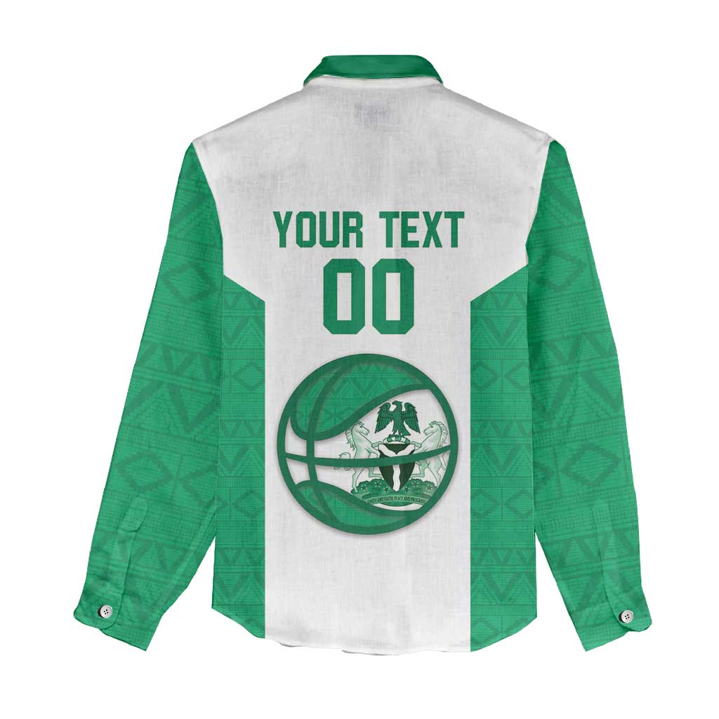 Nigeria Basketball Custom Women Casual Shirt Come On Tigers - Wonder Print Shop