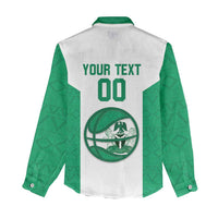 Nigeria Basketball Custom Women Casual Shirt Come On Tigers - Wonder Print Shop