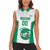 Nigeria Basketball Custom Women Sleeveless Polo Shirt Come On Tigers - Wonder Print Shop