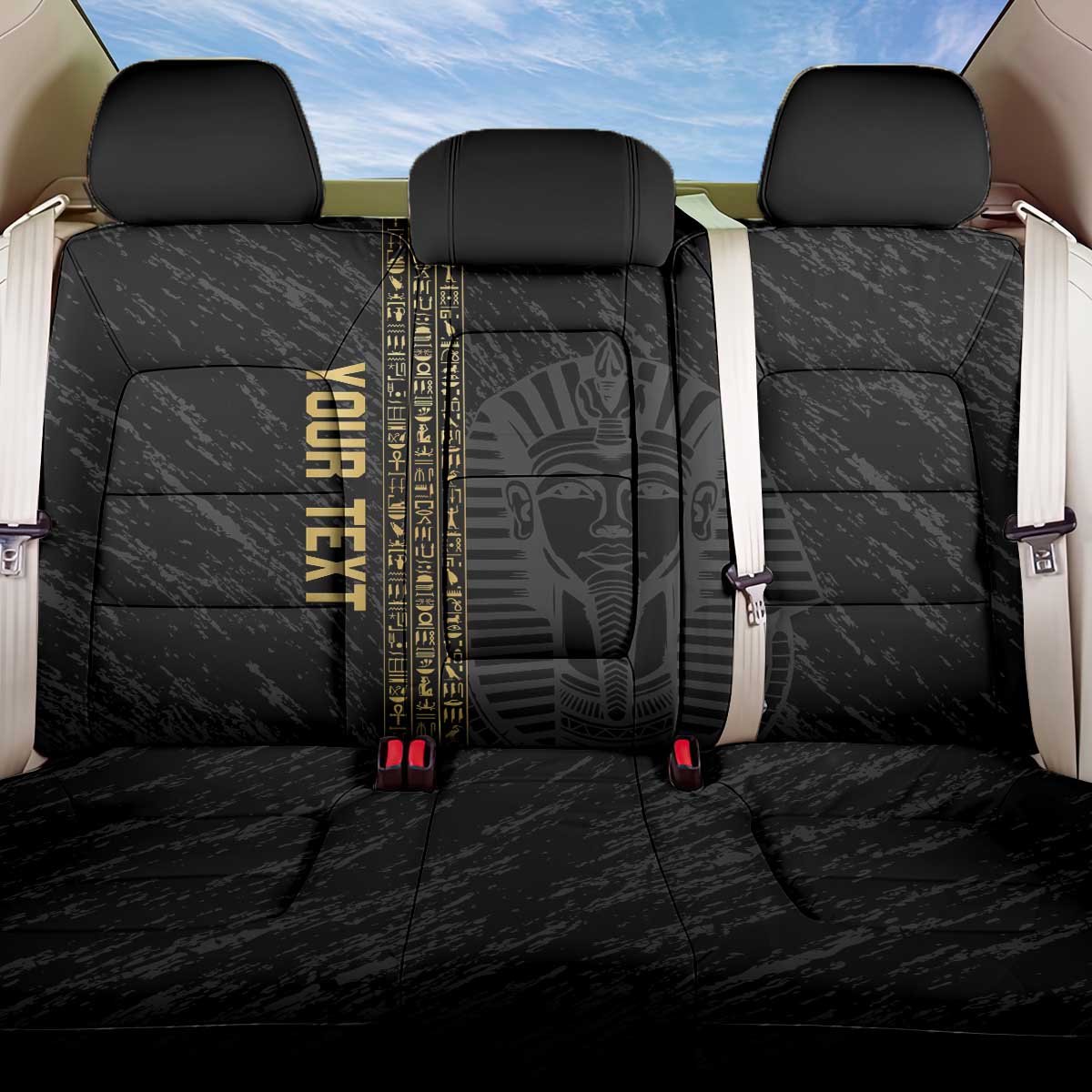 Egypt Basketball Custom Back Car Seat Cover Come On Pharaohs - Wonder Print Shop