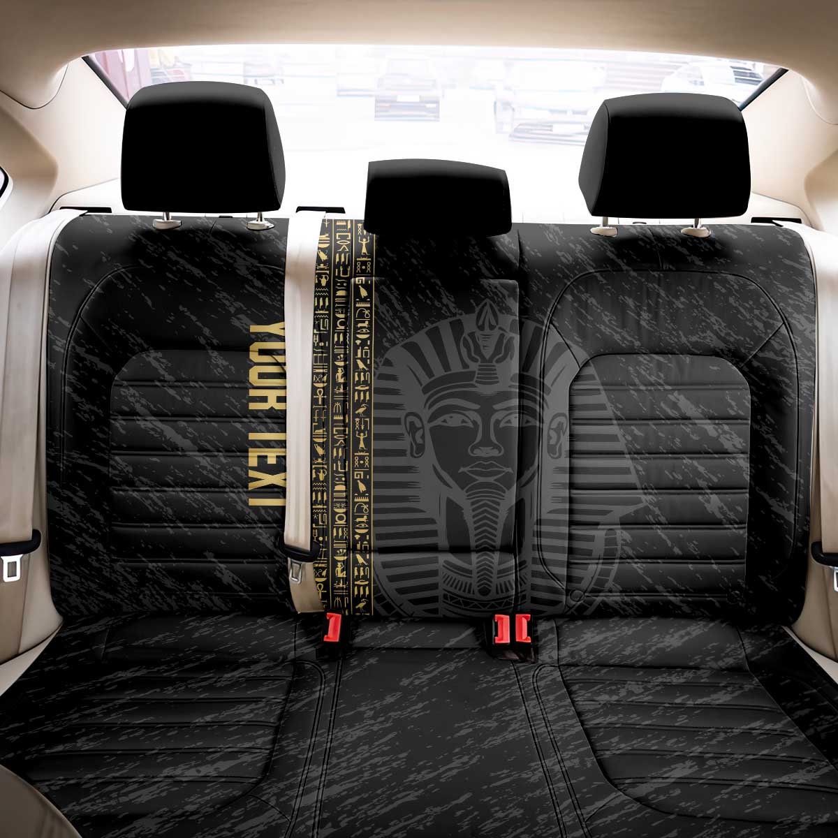 Egypt Basketball Custom Back Car Seat Cover Come On Pharaohs - Wonder Print Shop