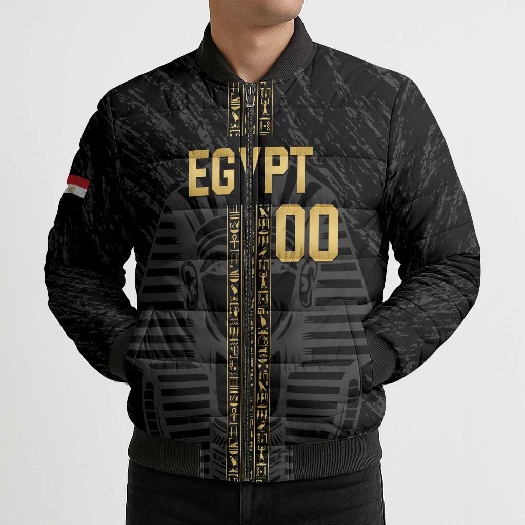Egypt Basketball Custom Bomber Puffer Jacket Come On Pharaohs - Wonder Print Shop