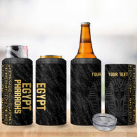 Egypt Basketball Custom 4 in 1 Can Cooler Tumbler Come On Pharaohs - Wonder Print Shop