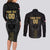 Egypt Basketball Custom Couples Matching Long Sleeve Bodycon Dress and Long Sleeve Button Shirt Come On Pharaohs - Wonder Print Shop