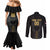 Egypt Basketball Custom Couples Matching Mermaid Dress and Long Sleeve Button Shirt Come On Pharaohs - Wonder Print Shop