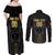 Egypt Basketball Custom Couples Matching Off Shoulder Maxi Dress and Long Sleeve Button Shirt Come On Pharaohs - Wonder Print Shop