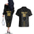 Egypt Basketball Custom Couples Matching Off The Shoulder Long Sleeve Dress and Hawaiian Shirt Come On Pharaohs - Wonder Print Shop