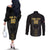 Egypt Basketball Custom Couples Matching Off The Shoulder Long Sleeve Dress and Long Sleeve Button Shirt Come On Pharaohs - Wonder Print Shop