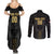 Egypt Basketball Custom Couples Matching Summer Maxi Dress and Long Sleeve Button Shirt Come On Pharaohs - Wonder Print Shop