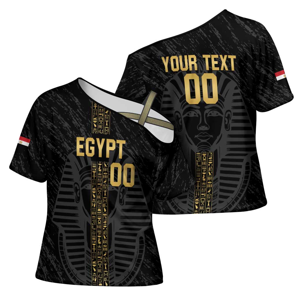 Egypt Basketball Custom Cross Shoulder Shirt Come On Pharaohs - Wonder Print Shop