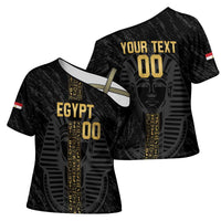 Egypt Basketball Custom Cross Shoulder Shirt Come On Pharaohs - Wonder Print Shop