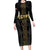 Egypt Basketball Custom Family Matching Long Sleeve Bodycon Dress and Hawaiian Shirt Come On Pharaohs - Wonder Print Shop