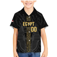 Egypt Basketball Custom Family Matching Mermaid Dress and Hawaiian Shirt Come On Pharaohs - Wonder Print Shop