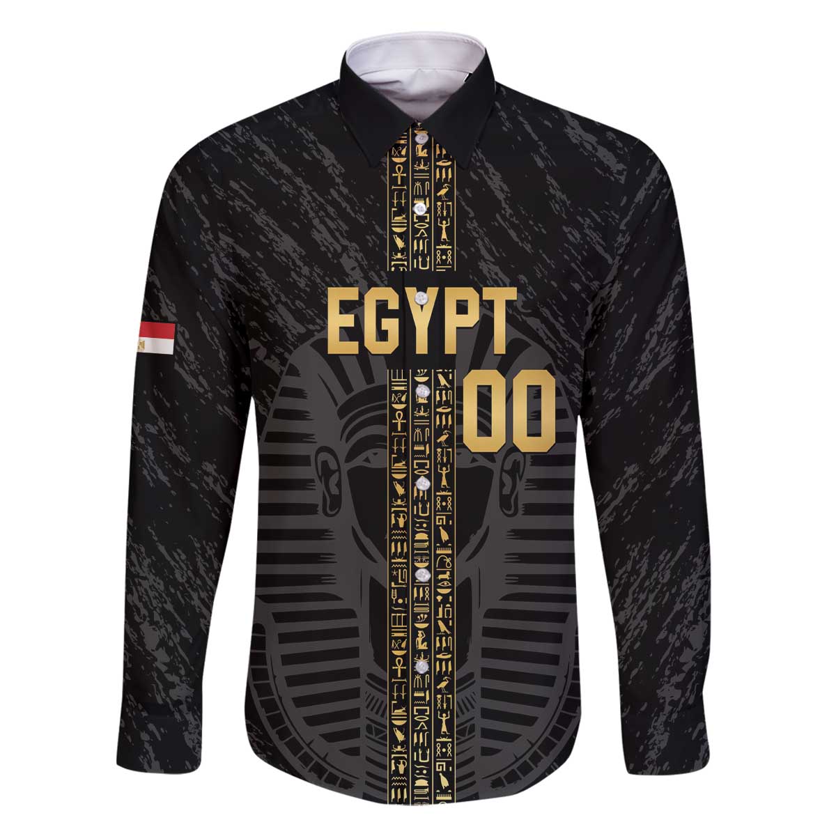 Egypt Basketball Custom Family Matching Off The Shoulder Long Sleeve Dress and Hawaiian Shirt Come On Pharaohs - Wonder Print Shop