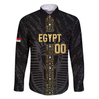 Egypt Basketball Custom Family Matching Off The Shoulder Long Sleeve Dress and Hawaiian Shirt Come On Pharaohs - Wonder Print Shop