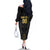 Egypt Basketball Custom Family Matching Off The Shoulder Long Sleeve Dress and Hawaiian Shirt Come On Pharaohs - Wonder Print Shop