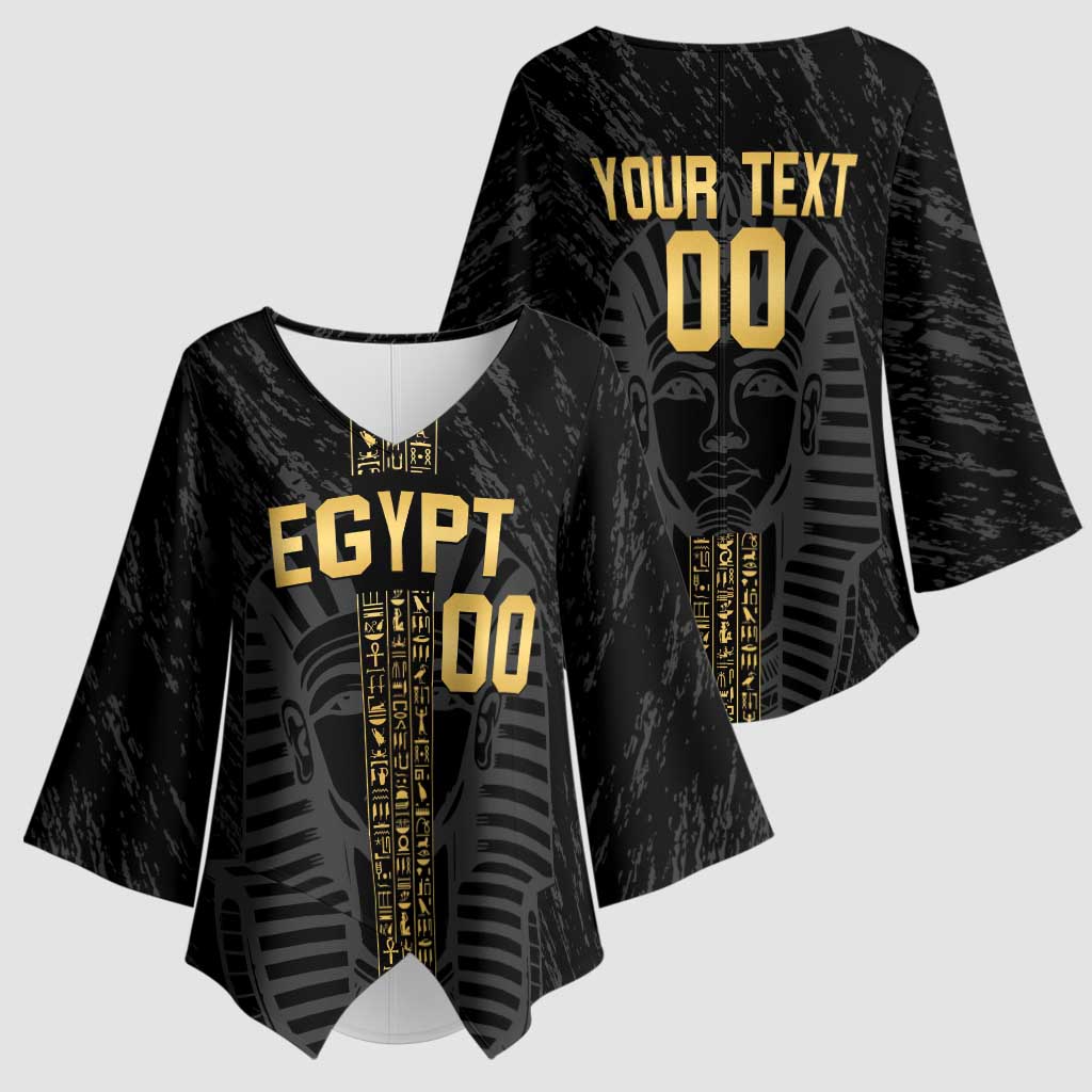 Egypt Basketball Custom Kimono Sleeve Blouse Come On Pharaohs - Wonder Print Shop