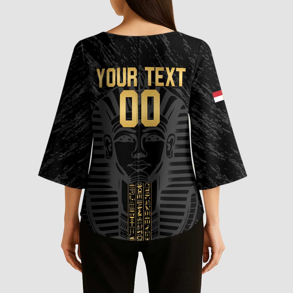 Egypt Basketball Custom Kimono Sleeve Blouse Come On Pharaohs - Wonder Print Shop