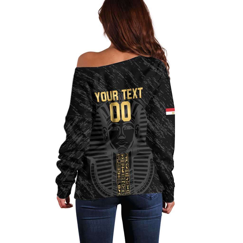 Egypt Basketball Custom Off Shoulder Sweater Come On Pharaohs - Wonder Print Shop