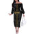 Egypt Basketball Custom Off The Shoulder Long Sleeve Dress Come On Pharaohs - Wonder Print Shop