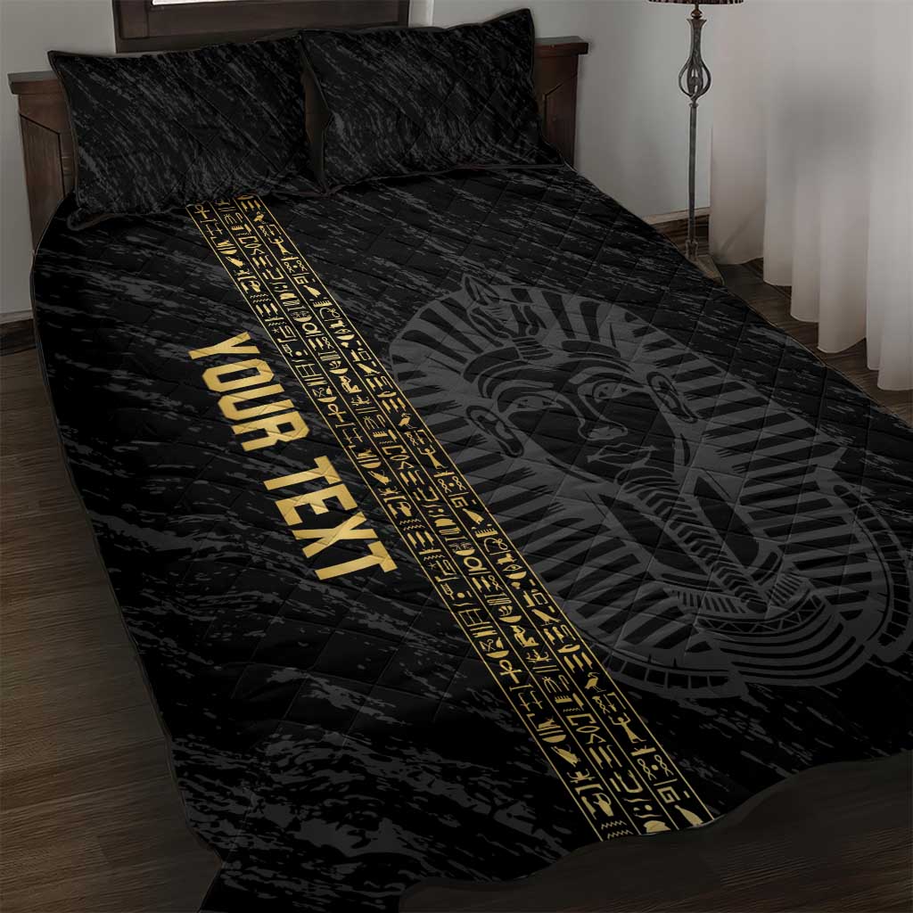 Egypt Basketball Custom Quilt Bed Set Come On Pharaohs - Wonder Print Shop