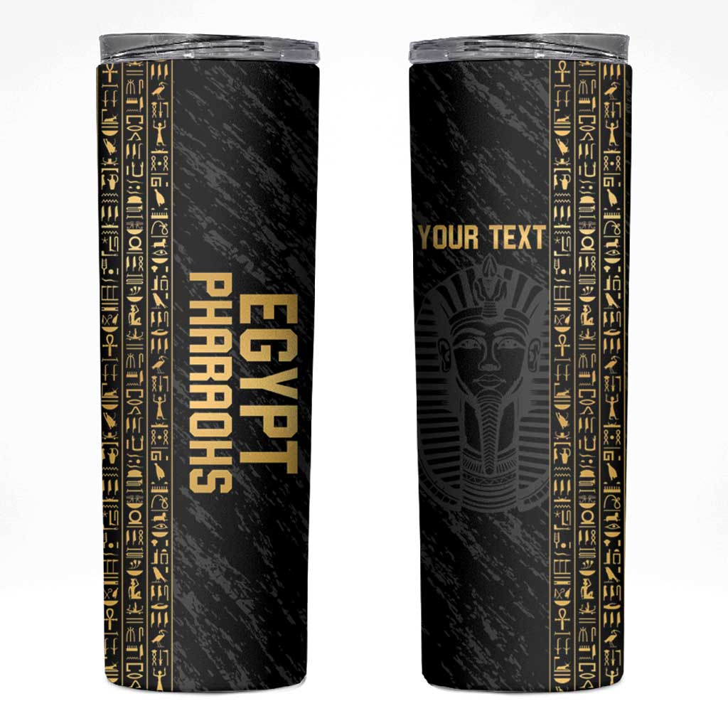 Egypt Basketball Custom Skinny Tumbler Come On Pharaohs - Wonder Print Shop
