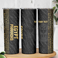 Egypt Basketball Custom Skinny Tumbler Come On Pharaohs - Wonder Print Shop