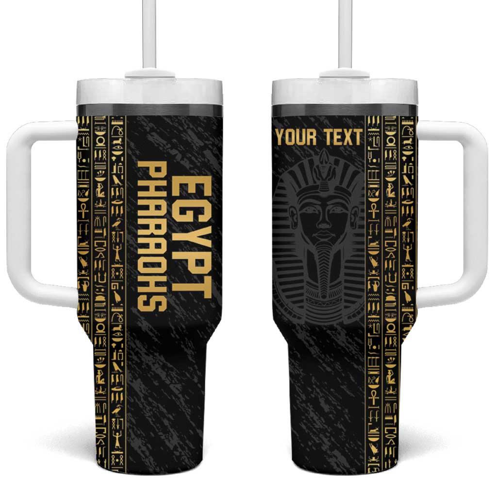Egypt Basketball Custom Tumbler With Handle Come On Pharaohs - Wonder Print Shop