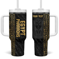Egypt Basketball Custom Tumbler With Handle Come On Pharaohs - Wonder Print Shop