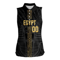 Egypt Basketball Custom Women Sleeveless Polo Shirt Come On Pharaohs - Wonder Print Shop