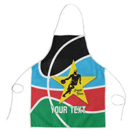 South Sudan Basketball Custom Apron Come On Bright Stars - Wonder Print Shop