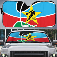 South Sudan Basketball Custom Auto Sun Shade Come On Bright Stars - Wonder Print Shop