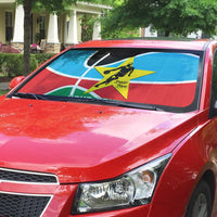 South Sudan Basketball Custom Auto Sun Shade Come On Bright Stars - Wonder Print Shop