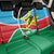 South Sudan Basketball Custom Back Car Seat Cover Come On Bright Stars - Wonder Print Shop