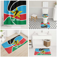South Sudan Basketball Custom Bathroom Set Come On Bright Stars - Wonder Print Shop