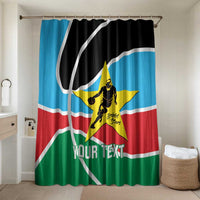 South Sudan Basketball Custom Bathroom Set Come On Bright Stars - Wonder Print Shop