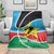 South Sudan Basketball Custom Blanket Come On Bright Stars - Wonder Print Shop