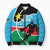 South Sudan Basketball Custom Bomber Puffer Jacket Come On Bright Stars - Wonder Print Shop
